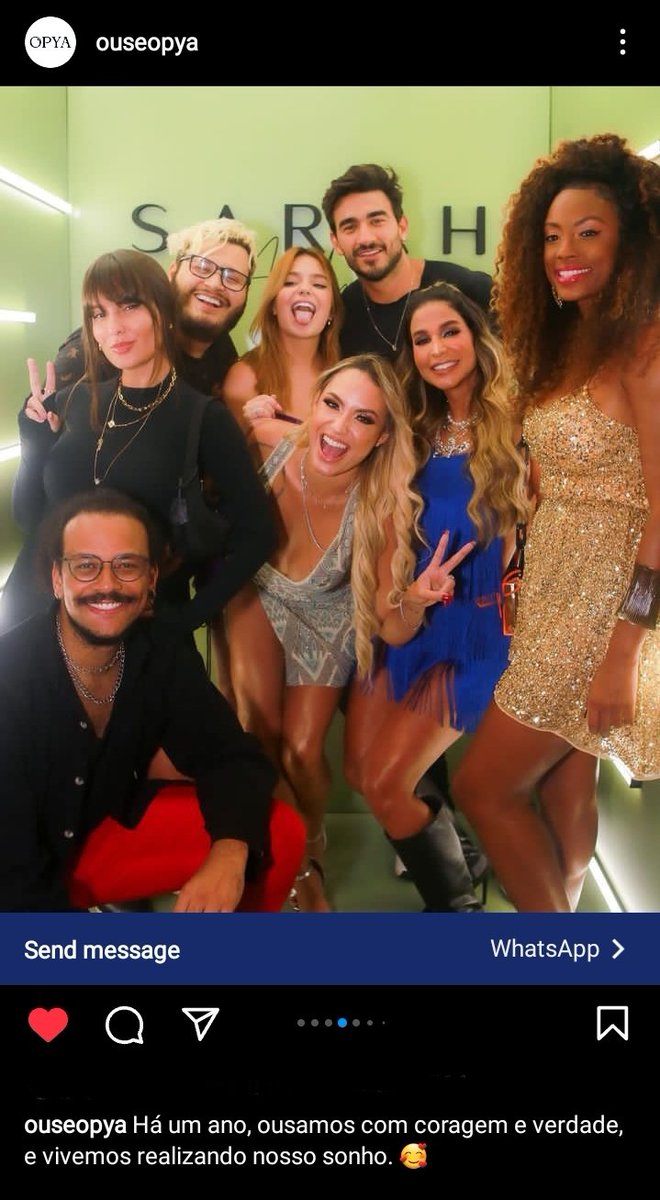 Brazdradebffs's tweet photo. É sobre aquela amizade que torce por ti e está contigo em todas as circunstâncias #CelebreOpya #OpyaCelebre 1 ano de opya
#brazdrade @ssarahandrade @thaisbraz https://t.co/q4S7s5HX5x