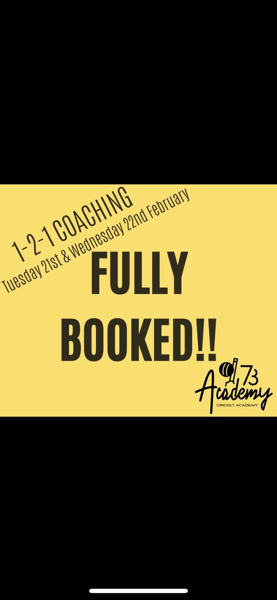 💥💥W.O.W 💥💥 We are fully booked for our 1-2-1s…..
🚨🚨More dates to follow.
