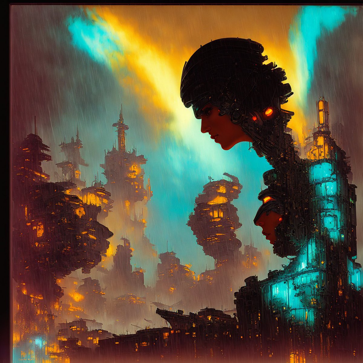 brawk10's tweet photo. tfw no umbrella assist, detached hed robo-replifoid gf. 🤦‍♂️
wew, y even live?
concept art panels &amp; thematic intros 4 narrative segments fleshed out. no reliable motion yet, prolly have to use blender for that. these are from Orion.12 offworld replicant colony part of the storyline https://t.co/5B9MeOoQ2m