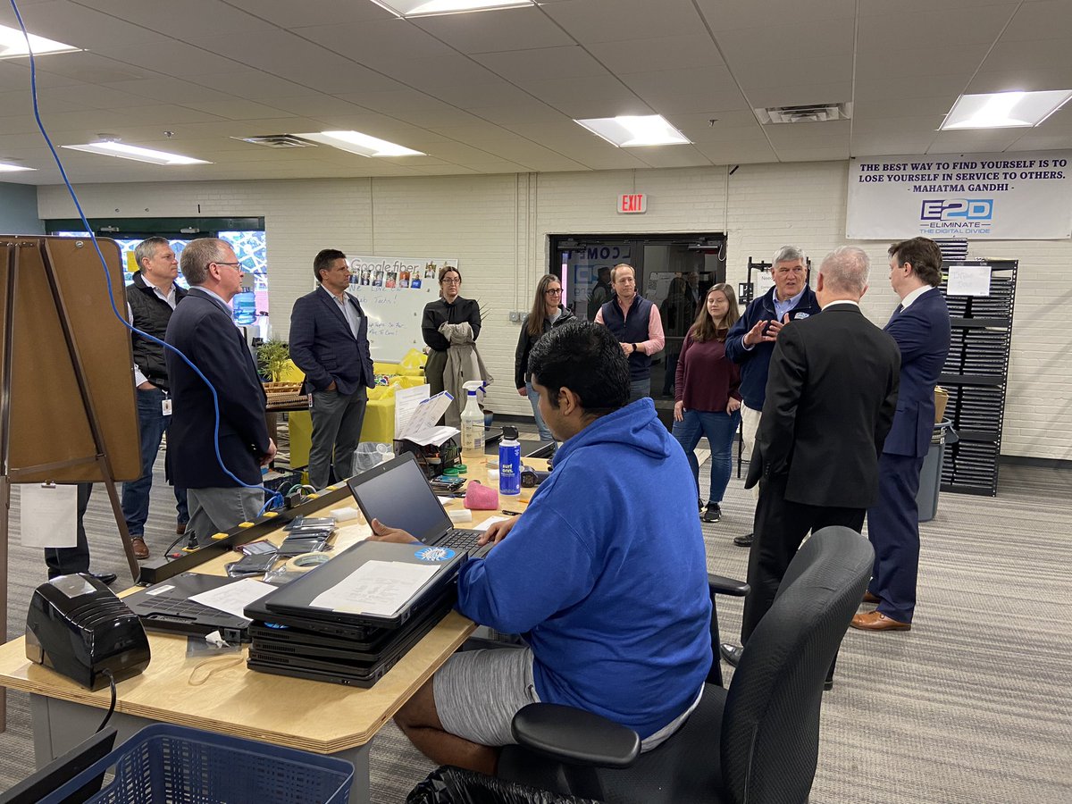 Fantastic afternoon at E2D’s  <a href="/AvidXchange/">AvidXchange, Inc.</a> Tech Lab. Many thanks to <a href="/NCSCIO/">State CIO Teena Piccione</a> Jim Weaver &amp; NC Deputy Secretary <a href="/natedenny/">Nate Denny</a> for touring our facility along with EY's <a href="/estescio/">Chris Estes</a> (former NC CIO!) &amp; AvidXchange's Founder/CEO Michael Praeger and E2D Board Member <a href="/ncgronk/">Rob Phocas</a>