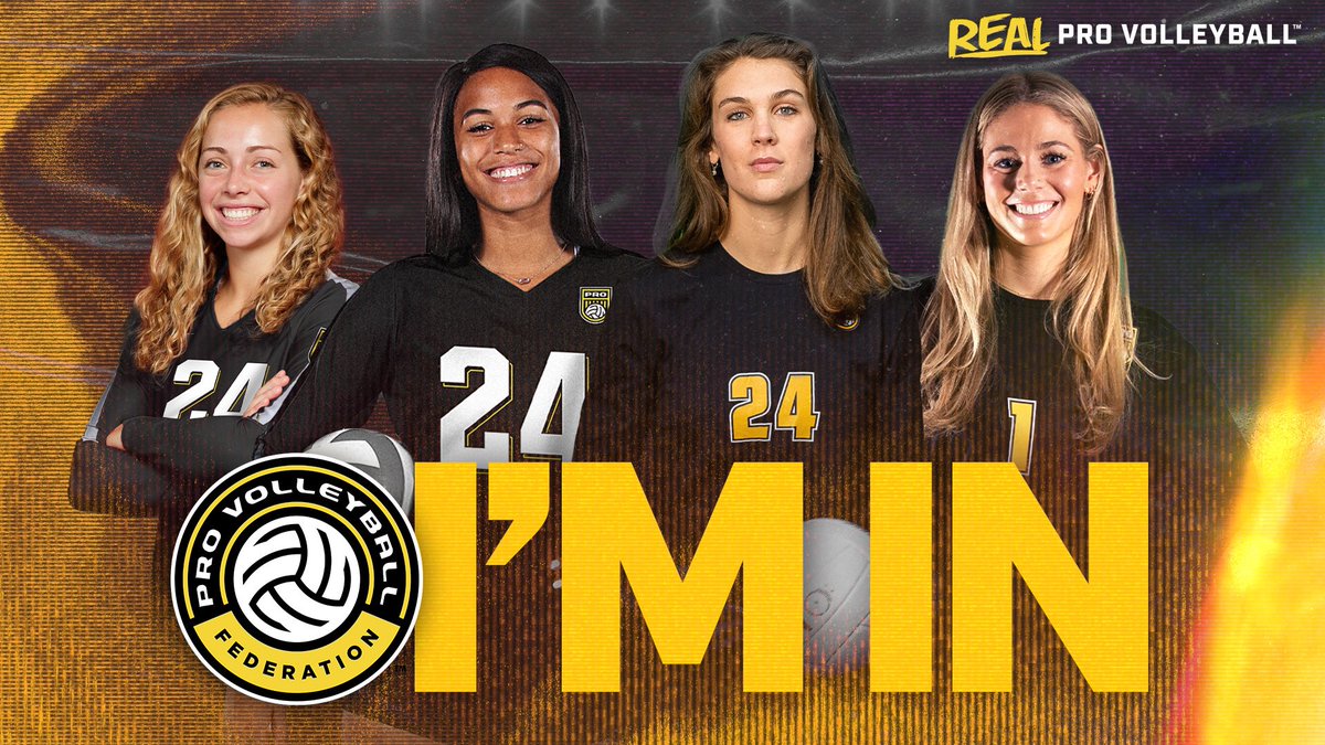 🚨MAJOR NEWS🚨 

World class athletes join Pro Volleyball Federation! 

Morgan Hentz
Ronika Stone
Jenna Rosenthal 
Tori (Dilfer) Stringer 

Full press release -> provolleyball.com/uncategorized/…