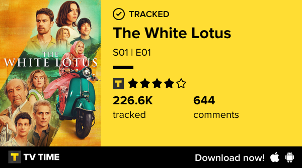 OhMyDeanWin's tweet photo. I've just watched episode S01 | E01 of The White Lotus! #whitelotus  https://t.co/lpAHi8SBPo #tvtime https://t.co/133xNUKanj