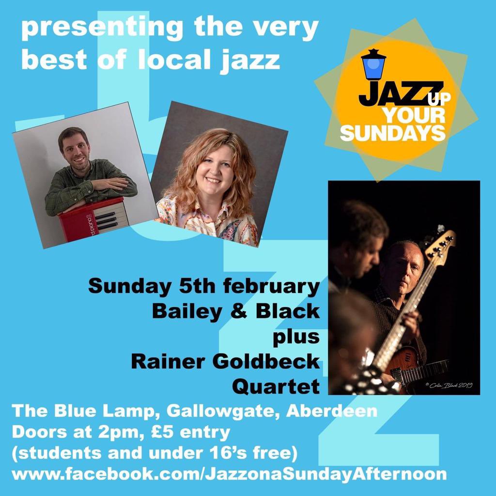 Come join Richard and I on Sunday for some afternoon #jazz if you’re free @aberdeencity @57degreesnorth @WhatsOnAberdeen @UoA_LLMVC