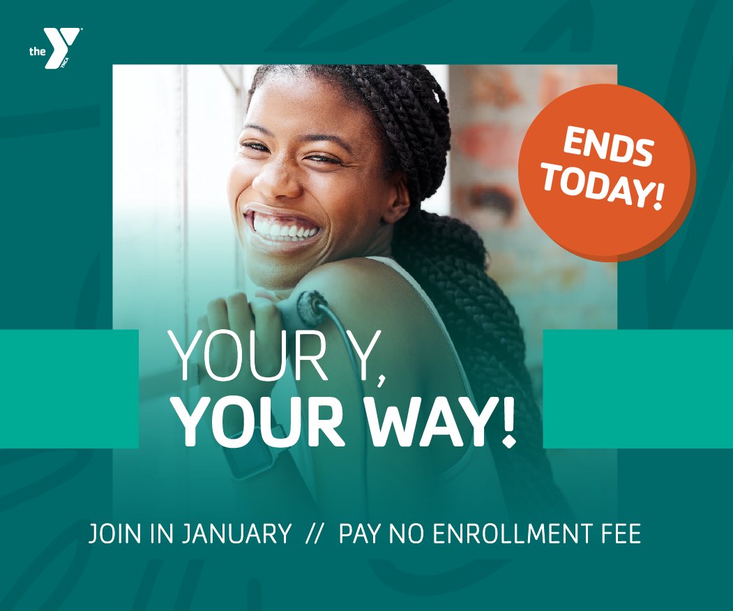 Today is the 📢LAST DAY📢 to join and save up to $50!

✅ Cutting-edge equipment, hundreds of classes, &amp; two facilities
✅ No annual fees, cancellation fees, or contracts
✅ A supportive community &amp; the resources you need to reach your goals

Join today! ymcacassclay.org/join