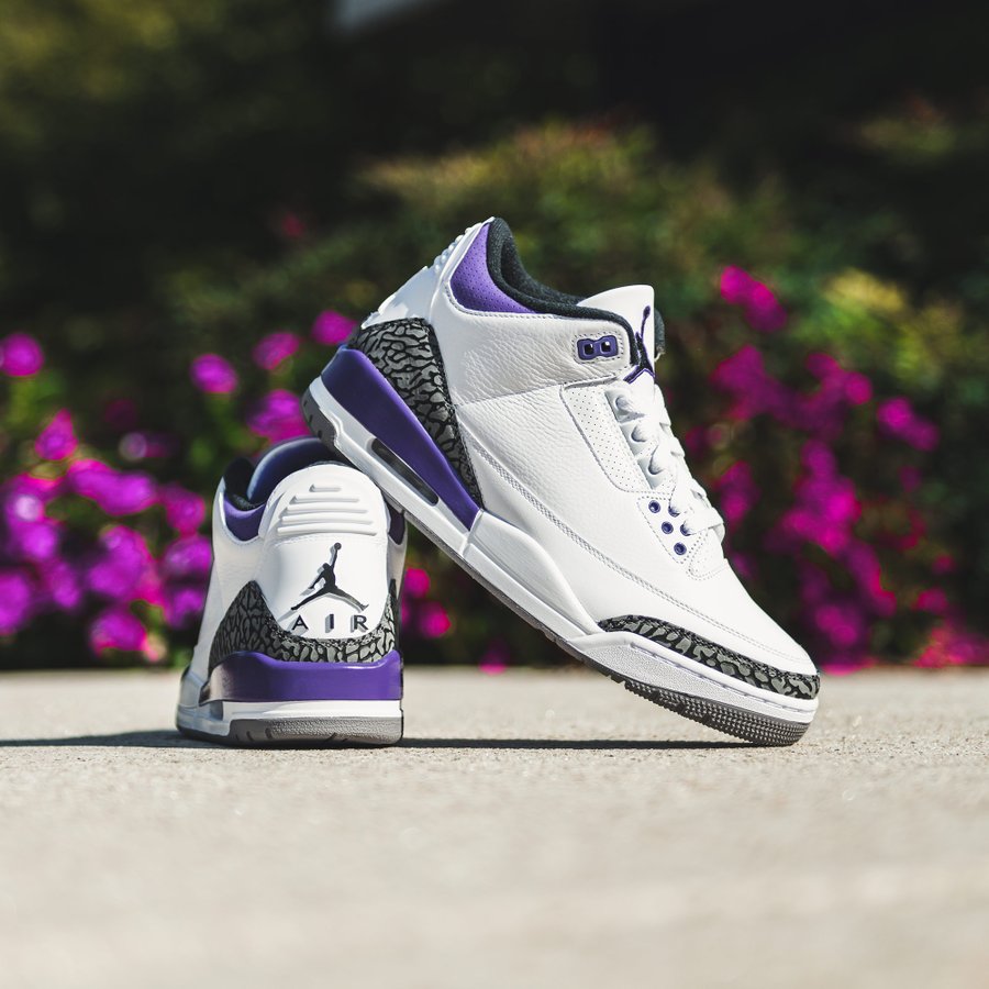 SOLELINKS's tweet photo. Ad: Air Jordan 3 Retro 'Dark Iris' restocked via Nike US => https://t.co/s3RQ4oAhDl https://t.co/a1OcTEzELm