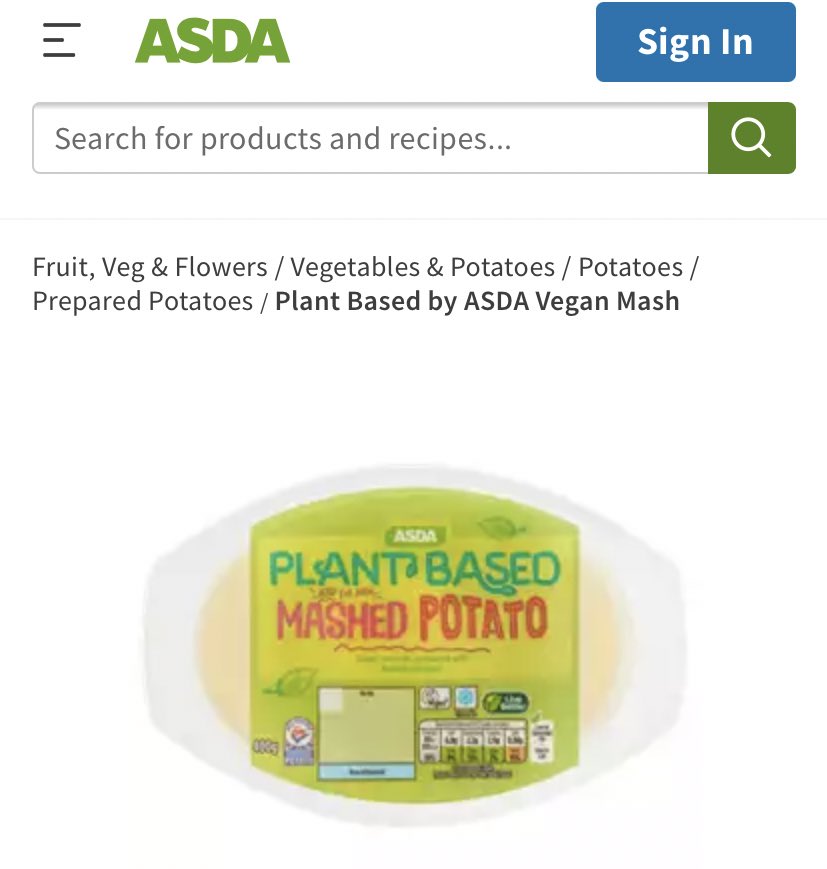NoContextBrits's tweet image. Scientists at Asda have created mashed potato out of plants.