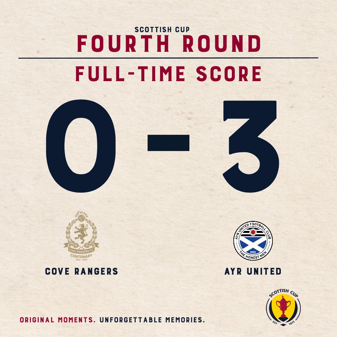 Cove Rangers FC tweet media