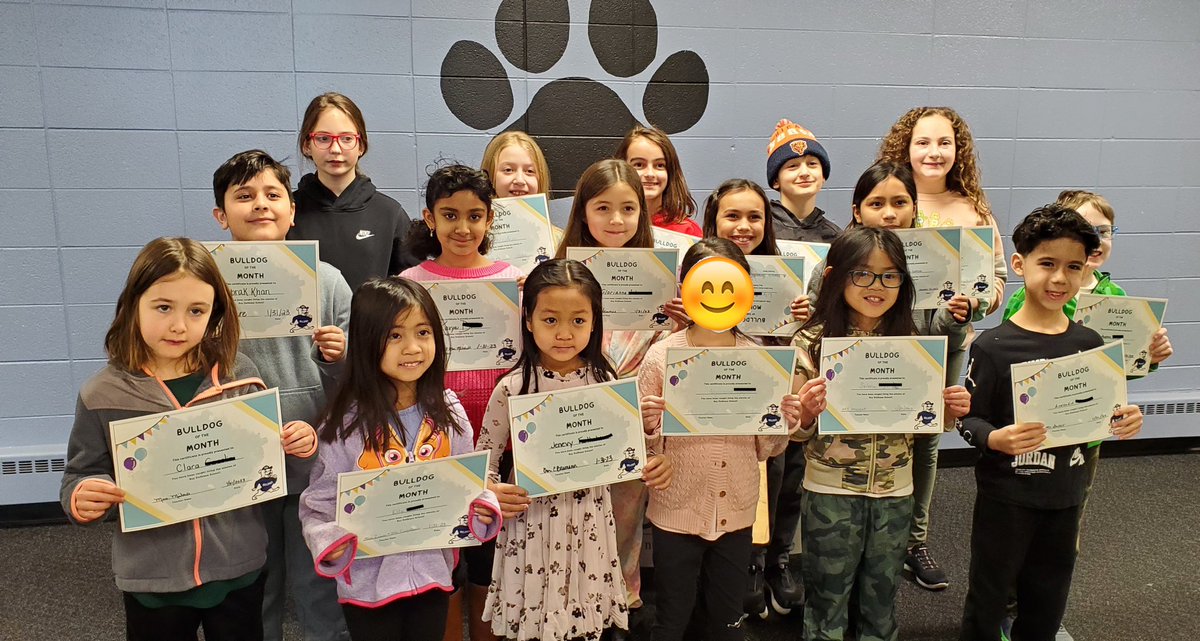Congratulations to our January Bulldogs of the Month! These students were recognized by their teachers for living the Roy DeShane motto! #ccsd93