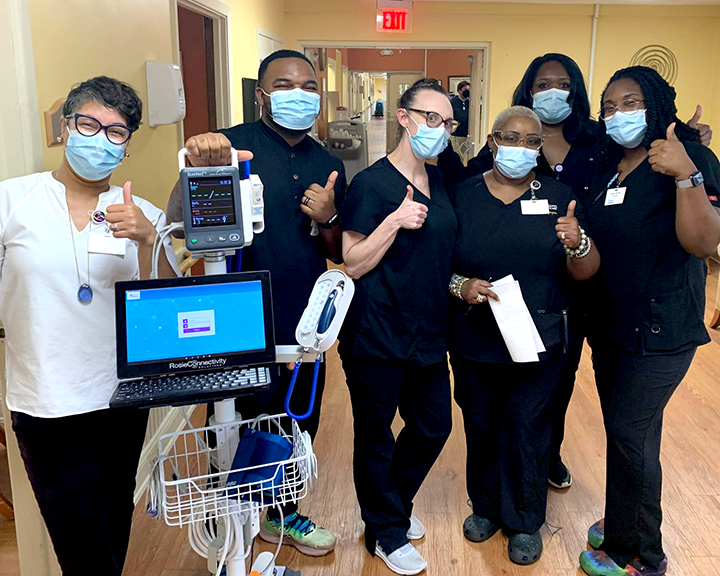 Rosie President &amp; CEO Harold Landers had an awesome time spending the day with this wonderful group of Nurses and their Administrator at Signature Healthcare in Kinston, North Carolina.   #rosiesupport #SignatureHealthcare #rosiecares #rosiewarranty