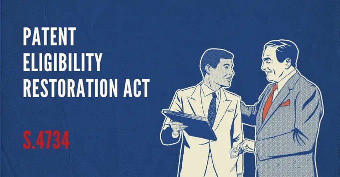 The #Patent Eligibility Restoration Act will restore much needed certainty to America's patent system. It is time Congress pass this law. @SavetheInventor @USIJorg