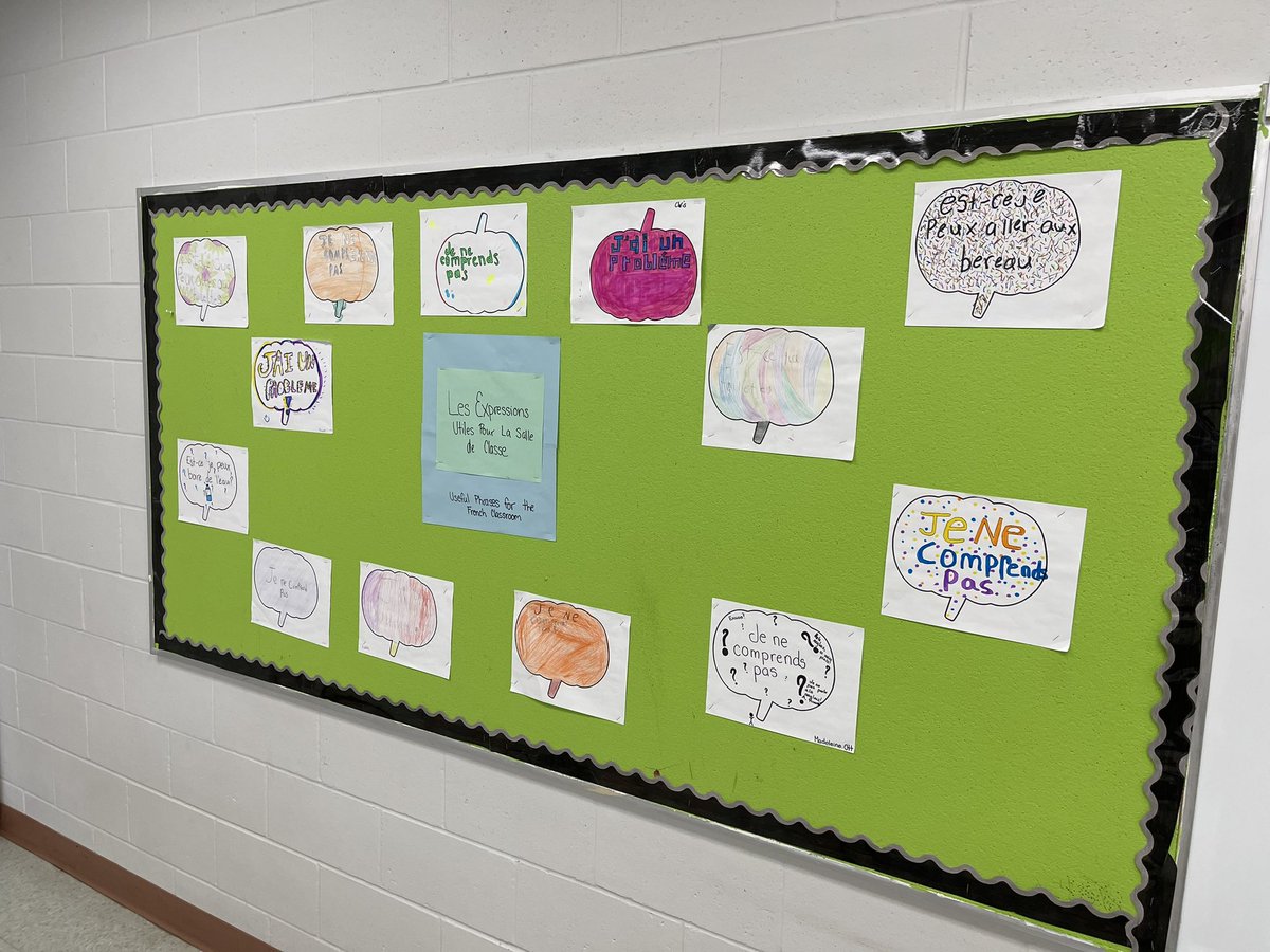 Nic_Edge1's tweet photo. @MrsToner_class created these lovely posters to help our younger students @AJCharbonneauPS learn useful expressions for the French Classroom #CoreFrench #StudentsHelpingStudents #UsefulExpressions https://t.co/3j8ECqIZgr