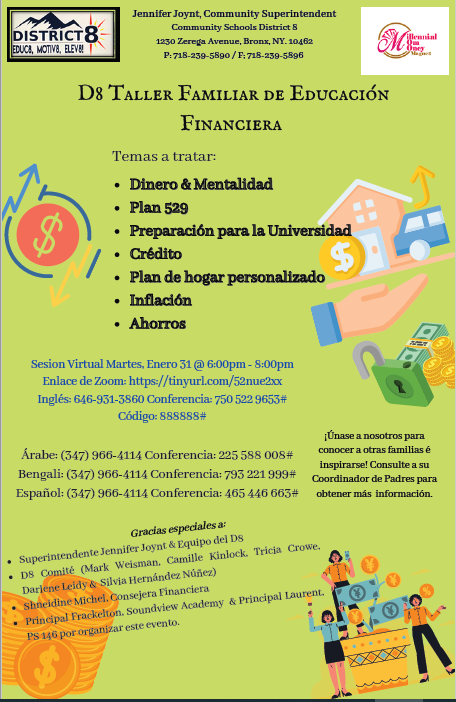 Tonight I'm honored to be hosting the Financial Literacy for the parents <a href="/D8Connect/">D8Connect</a> We will break down a household financial plan, talk about money &amp; mindset and much more. See you there tonight at 6pm EST. Details attached.