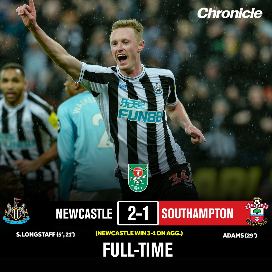 ChronicleNUFC's tweet photo. NEWCASTLE UNITED ARE GOING TO WEMBLEY! 🤩

#NUFC https://t.co/SLhTfjyx2N