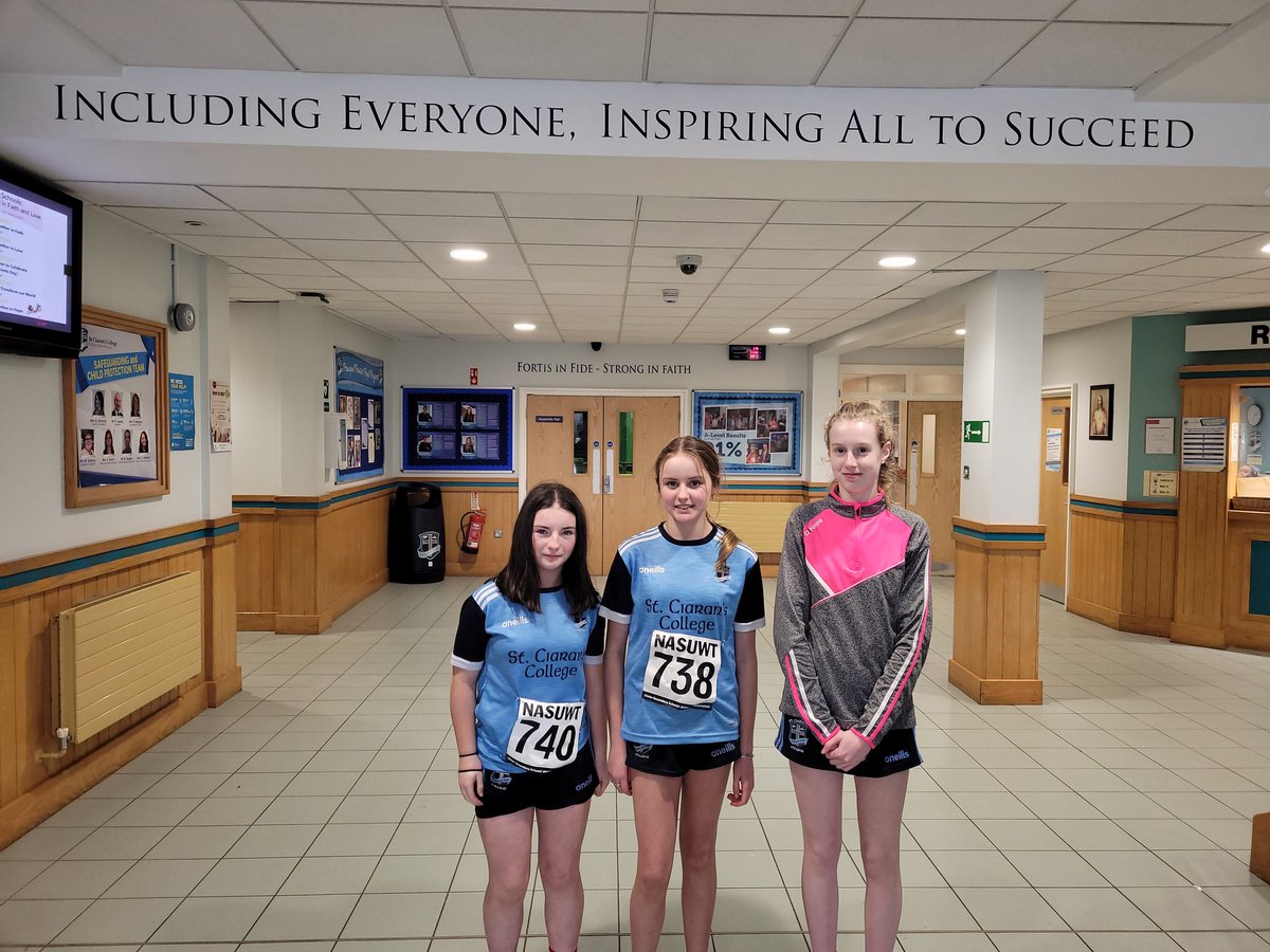 SCC_PE's tweet photo. Well done to all our cross country runners at the districts today. Congrats to our year 8 girls team who have qualified for the ulster team finals.🏃🏃‍♀️ @stciaransballyg https://t.co/P3JGVCbahv