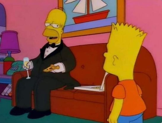 - Por qué tan elegante Homero ?
- Hoy termina enero muchacho