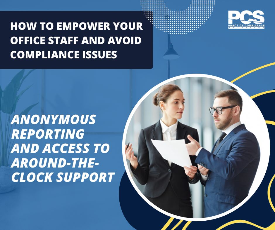 PCS_Compliance's tweet image. 4 Ways To Empower Your Office Staff And Avoid Compliance Issues

There are several ways to help your team feel supported, empowered, and secure in their workplace.  

Learn more at practicecompliancesolutions.com/hr-compliance-…

#optometry #optometrypractice #hrcompliance #PracticeComplianceSolutions