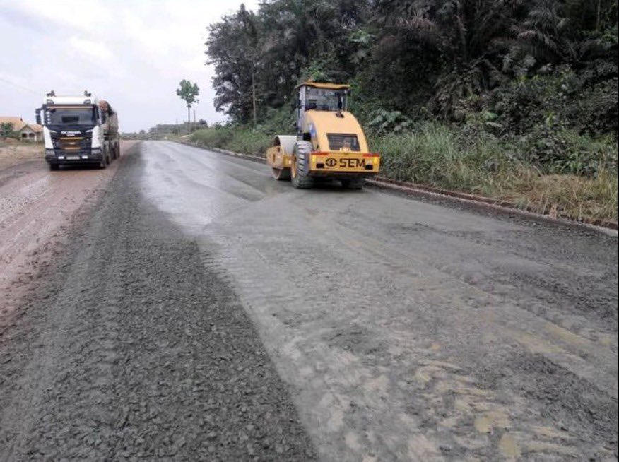 Tarkwa to Agona-Nkwanta 66km Road reconstruction with contract no. GHA/HO/TRC/51/2020 is progressing steadily with good work; nice to see Inter-Regional Route 6 (IR6) road from Tarkwa-Nsuaem Constituency under great development.

#PauseAndSaySomething