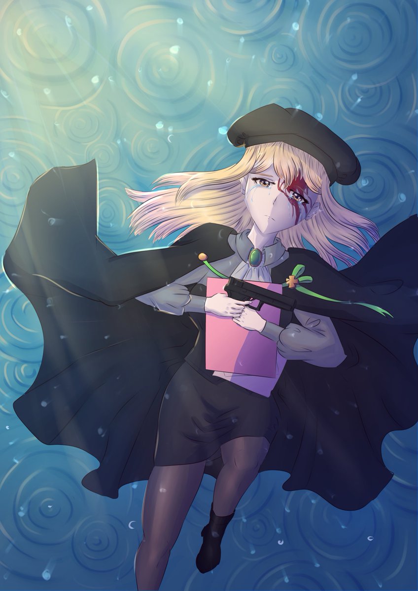 Ramtoi3's tweet photo. Managed in time to draw Miyo Takano just before January ended! I think shes an interesting character from the Higurashi cast https://t.co/R7RdIM8ry3