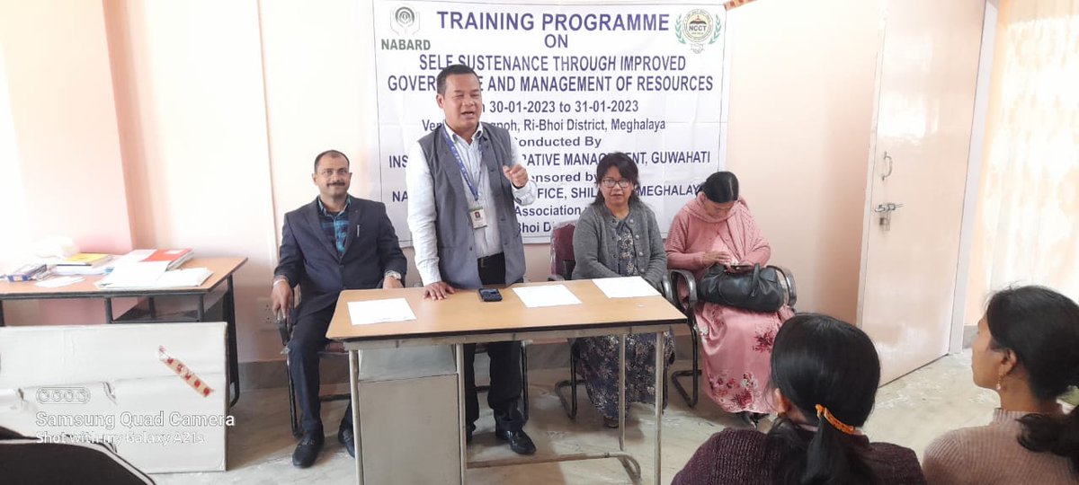 kamzalian's tweet image. Training on #PACS #computerization initiated by #NABARD in #Ribhoi district #Meghalaya with Institute of Cooperative Management, Guwahati #ICM