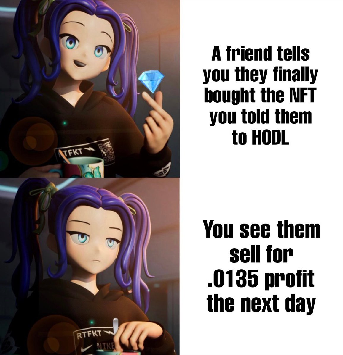UncleHODL's tweet photo. Profit is profit but... 😅 https://t.co/mvGB3bppjQ