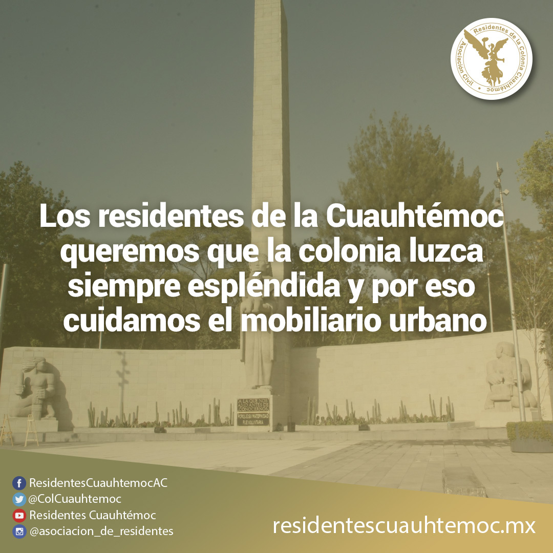 ColCuauhtemoc's tweet image. Todos podemos contribuir a mantener el buen estado de nuestra colonia, cuidemos el mobiliario urbano, monumentos, calles, parques e inmuebles con valor histórico
#inmuebleconvalorhistórico #Somostusvecinos #cdmxparatodos #coloniacuauhtémoc #residentescuauhtémoc #trabajamosunidos