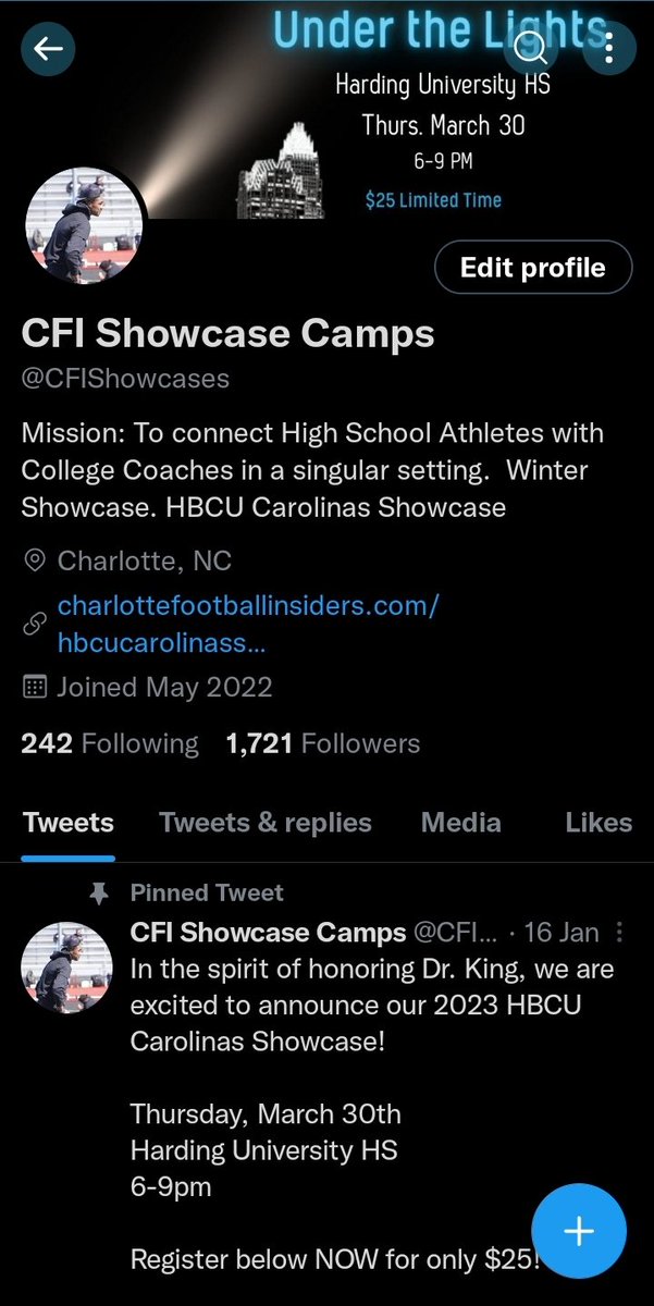 The <a href="/CFIShowcases/">CFI Showcase Camps</a> Twitter feed is starting to read like a Who's Who of college scholarship offers. Between our two 2022 Showcase Camps, we are nearing 100 scholarships offered to CFI Showcase athletes from colleges and universities at a CFI Showcase and dozens of Commitments!
