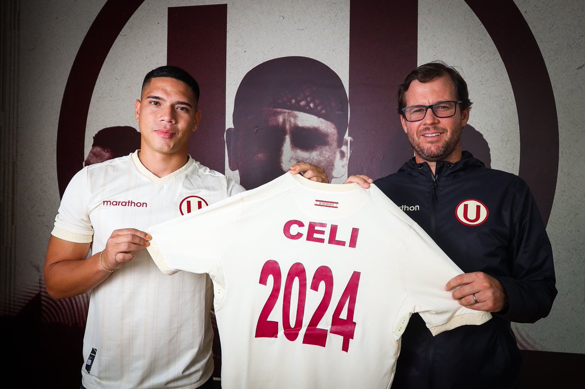 RedsportsP's tweet photo. 🔴 | #YurielCeli | Fichaje Crema:
• Yuriel Celi se incorpora al Club Universitario de Deportes hasta el año 2024 procedente del Hull City de Inglaterra, luego de llegar a un acuerdo para su préstamo.
▫️📸: Universitario
.
.
▫️ #RedSports #UniversitarioDeDeportes https://t.co/ur02Sz9uxO