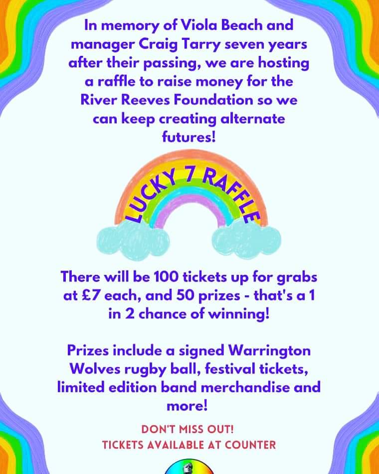 River Reeves Foundation Remembered (@rrfoundation__) on Twitter photo Check out our Lucky 7 Raffle at Vintage Viola... don't miss out! And remember we couldn't do what we do without supporters like the team at Armadillo Storage Warrington, thank you <a href="/bigyellowss/">Big Yellow</a> ❤️💙💜💛 Check out our Lucky 7 Raffle at Vintage Viola... don't miss out! And remember we couldn't do what we do without supporters like the team at Armadillo Storage Warrington, thank you <a href="/bigyellowss/">Big Yellow</a> ❤️💙💜💛
