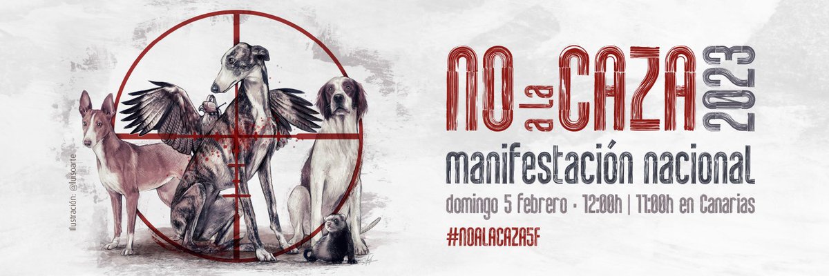 No podemos dejarles solos.  
No les falles,  y ayúdanos a cortar la soga que prende de sus cuellos.
Te esperamos este domingo 5 de febrero en el Teatro Principal de Burgos a las 12 del mediodía #noalacaza
@noalacazacongalgos