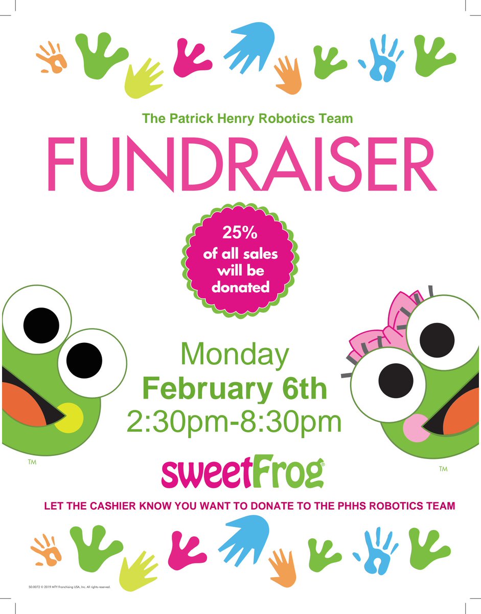 orca3136's tweet photo. When: February 6

Where: Ashland Sweet Frog (210 England St, Ashland, VA 23005)

Fundraising hours: 2:30 – 8:30 https://t.co/ny5zDIfVca