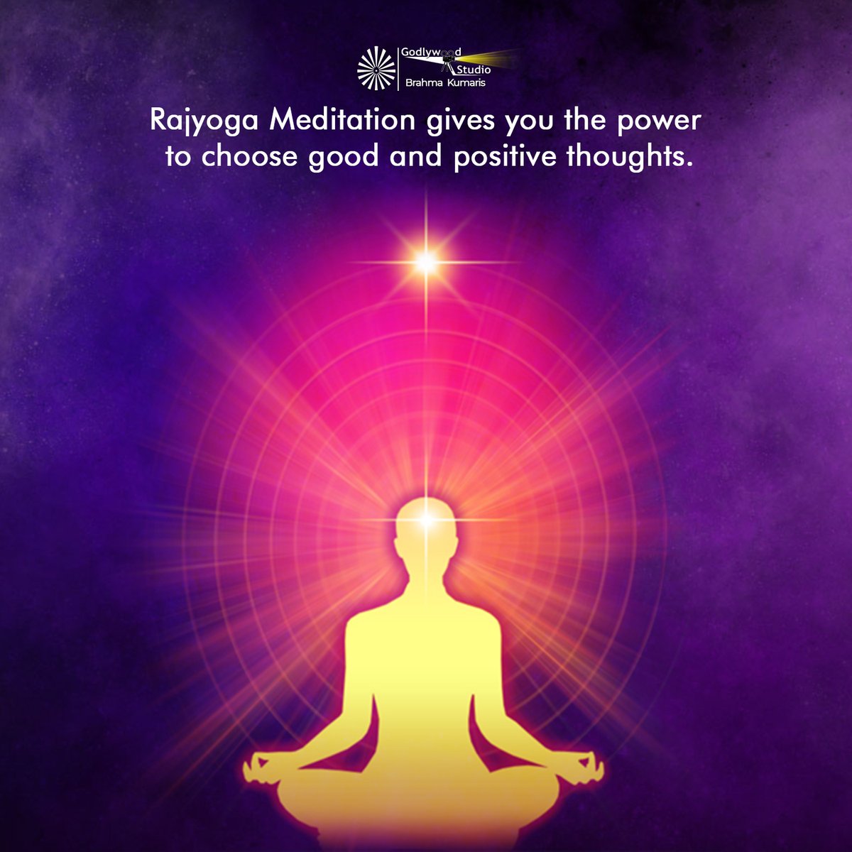 GodlywoodStudio's tweet photo. Rajyoga Meditation gives you the power to choose good and positive thoughts.
#brahmakumaris #godlywoodstudio
#chardham #pandavbhawan
#babakutir #babaroom #historyhall #shantistambh #peace #meditation
#omshanti #reels #shorts #instagramreels
#brahmakumaristhoughts #spirituality https://t.co/k9ParYW8wZ