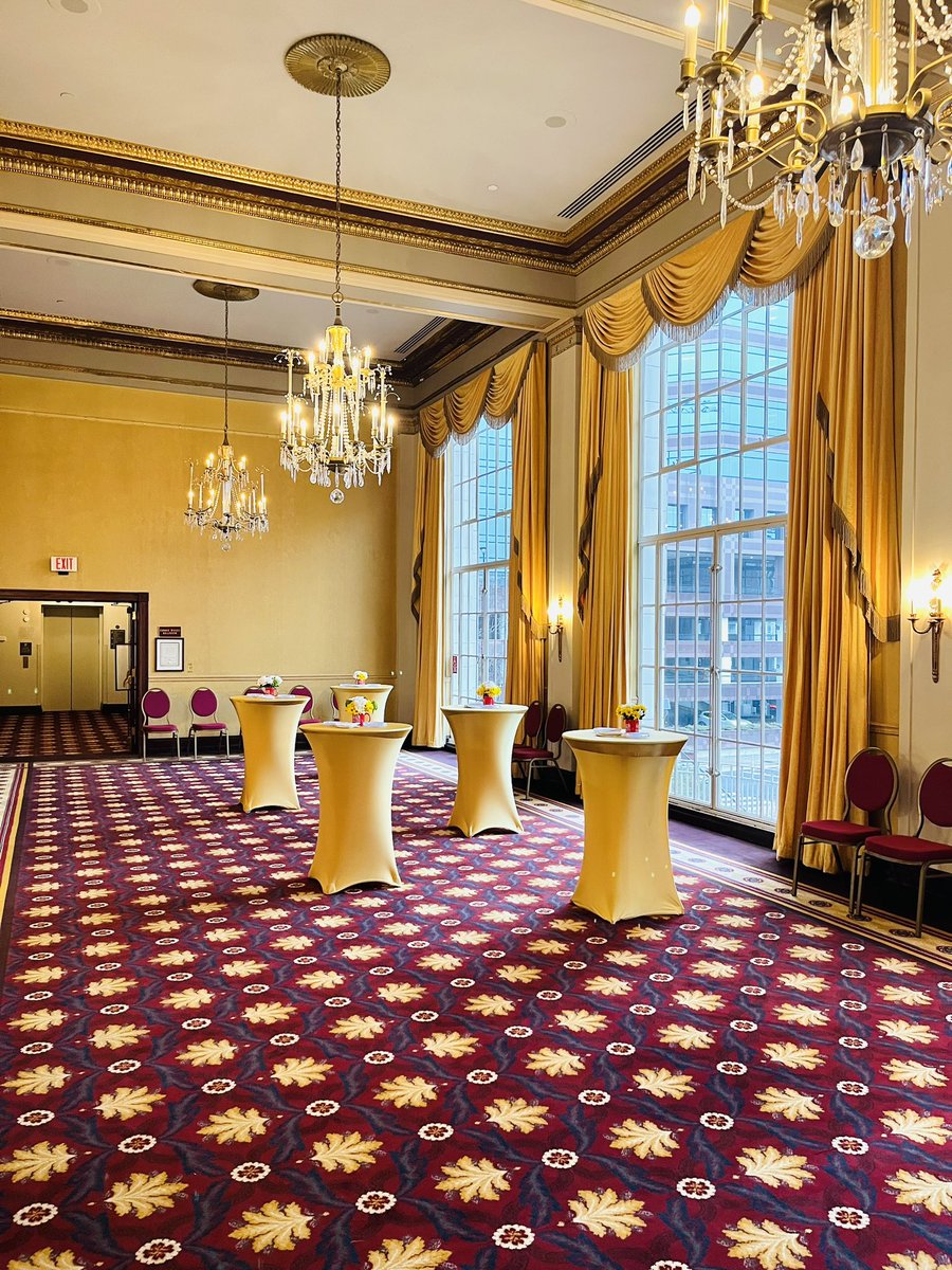 LulaSadie's tweet photo. The calm before the storm…We have always loved catering in this space.  The Connie Moses Ballroom at the Carolina Theatre.  #lulaandsadies #realfood #bullcity #bullcityfood #durham #downtowndurham #carolinatheatre #kidznotes #putsomesouthinyomouth https://t.co/RsdobFg2me