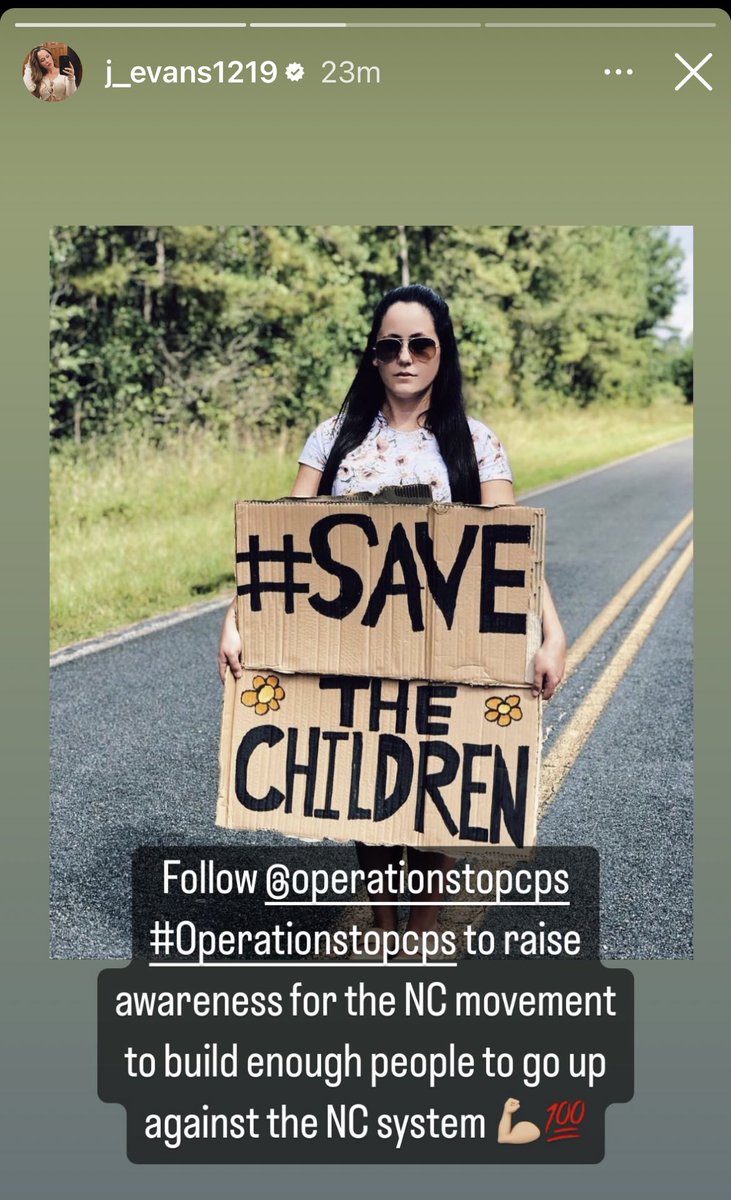 Idk who needs to hear this (Jenelle Evans) but CPS wouldn’t even know you exist if you and your husband didn’t do things to put you on their radar.
I love how she acts like her kids got taken away for absolutely no reason and she’s this victim. On brand for our little Jen. https://t.co/K0cuE8tgH4