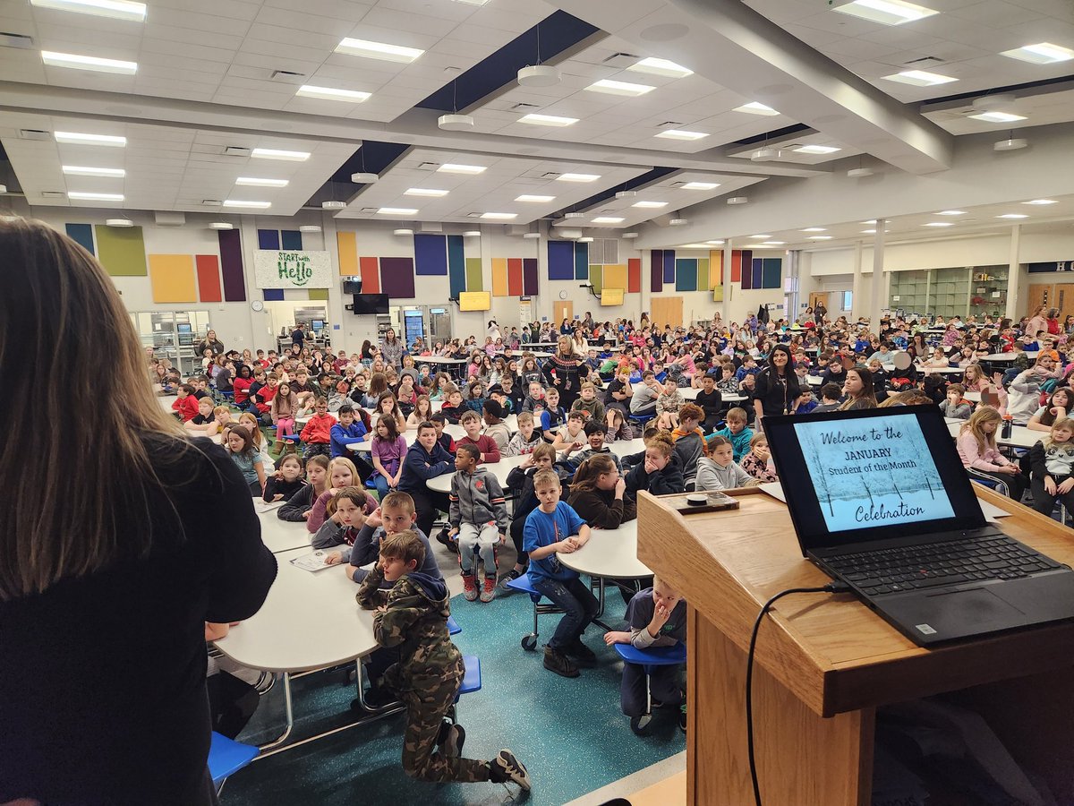 January Student of the Month celebration for Grades 3&amp;4! 🥳👏We are so proud to honor 10 additional #RangerSTRONG students from <a href="/NRAC3_8/">NRAC 3-8</a> who showed exemplary behavior at recess 🛝 and in the lunchroom 🍱🥪! Keep showing us those positive choices!💙💛💪 #PBIS <a href="/NRCSRangers/">North Ridgeville City Schools</a>
