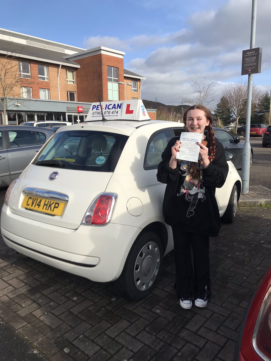 Well done to Abi who passed first time today in Swansea! Congratulations!🎉 #pelicandrivingtuition #passwithpelican #learningtodrive #swansea