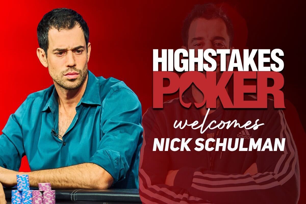 PokerGO's tweet image. We're proud to announce the new host of High Stakes Poker, @NickSchulman!

“To join the show that started it all and replace the best to ever do it is a tremendous honor."

Schulman's first episode will air tonight at 5PM PT on PokerGO!

🔗 - Read More: pgt.com/press-releases…