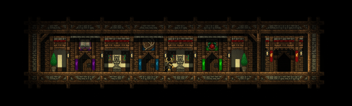 CaribouGoose's tweet photo. A couple more WIPs of my Terraria adventure map I've been working on. https://t.co/aXRT7XHKto