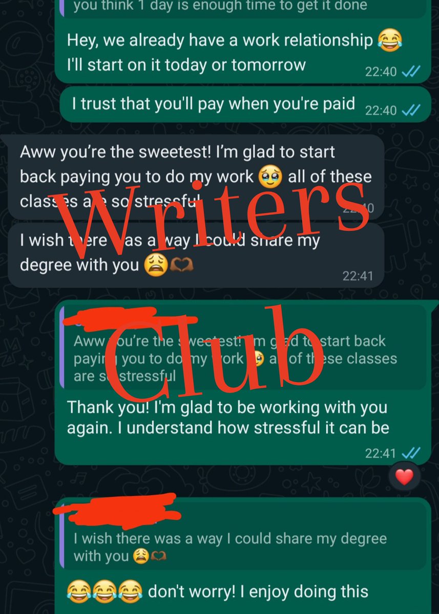 Writers Club tweet media