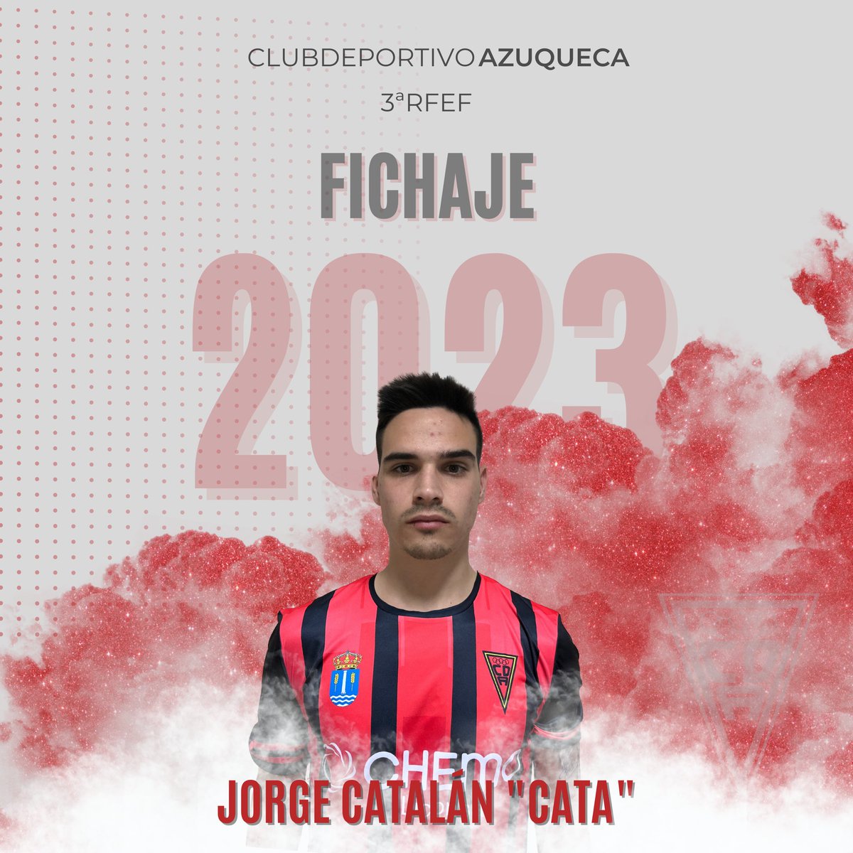 CDAzuqueca's tweet photo. 🚨 FICHAJE | 3ªRFEF

⚽️ JORGE CATALÁN se convierte en nuevo jugador del CD Azuqueca.

Lateral derecho de 21 años procedente de la AD Complutense y con experiencia en 3ªRFEF y Preferente, ha jugado además en equipos como el RSD Alcalá y CD Coslada.  

BIENVENIDO‼️❤️🖤 https://t.co/rDL0P27czg