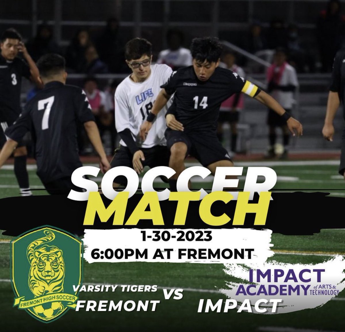 TigerFHSSoccer's tweet photo. Congrats to our Boys Varsity ⚽️ on their 5-2 win against Impact Academy! Next game is this Friday @ MLK Richmond! #keepcalmnpass⚽️ #510 #EastOakland https://t.co/QBgGJWjg5k