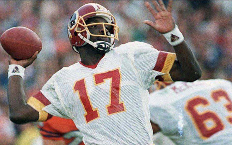HelmetAddict's tweet photo. On this date in 1988, Doug Williams lead the Redskins to 42-10 victory over the Denver Broncos in Super Bowl XXII. https://t.co/6LKauFvCuk