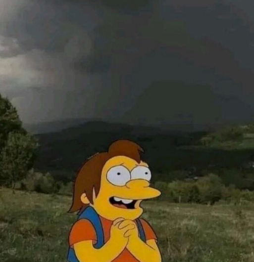 Cuando el clima está así:
