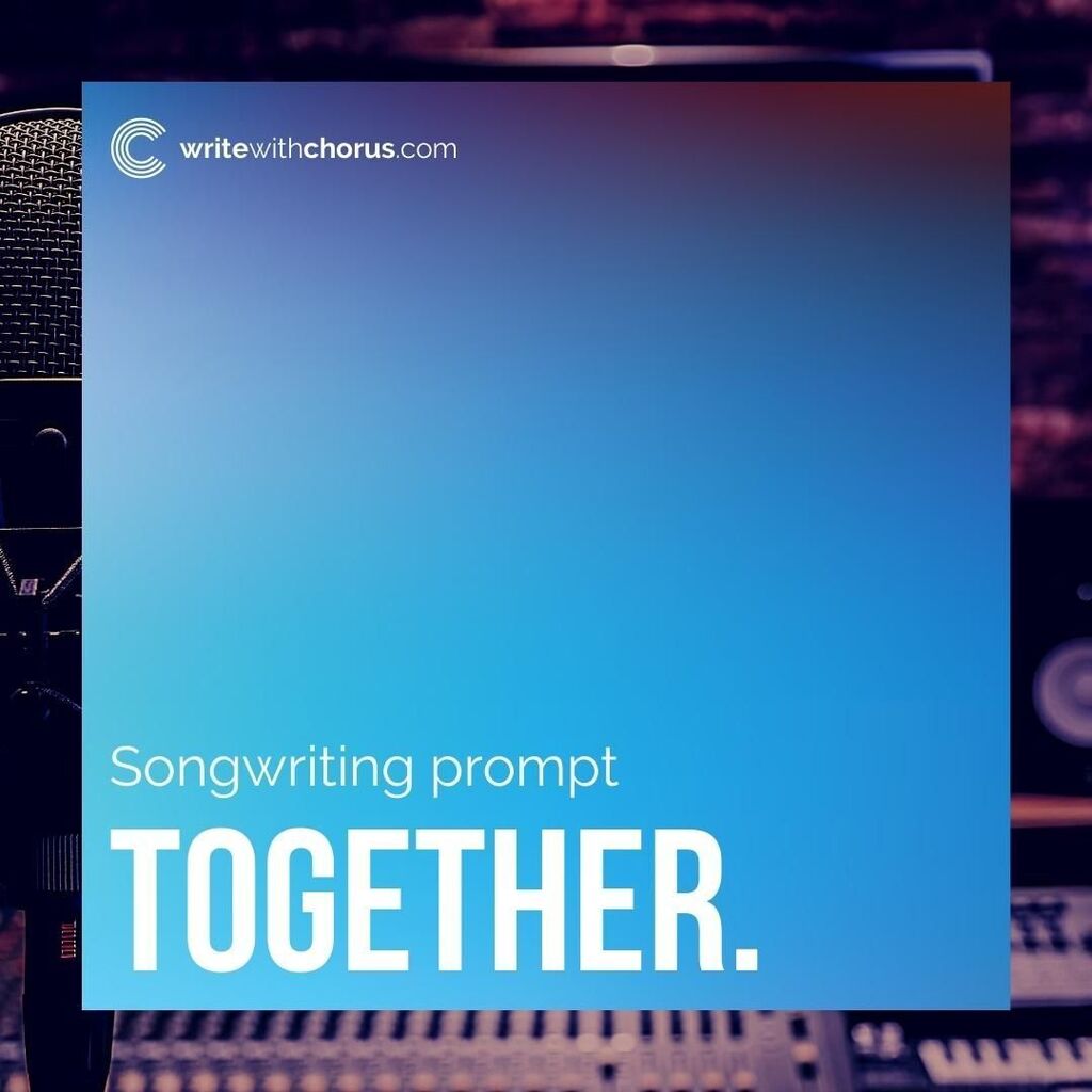 WriteWithChorus's tweet photo. TOGETHER.
#writewithchorus #singer #song #songwriter #music #prompts https://t.co/E8vRktUJoc https://t.co/fXGJ5sRRNj