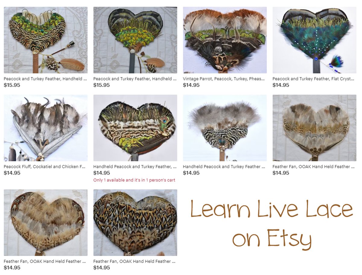 learnlivelace's tweet photo. @Etsy Heart Shaped Feather Fans  🤎🪶🤎https://t.co/UYkgvf76QR https://t.co/a2GhzPxlXm