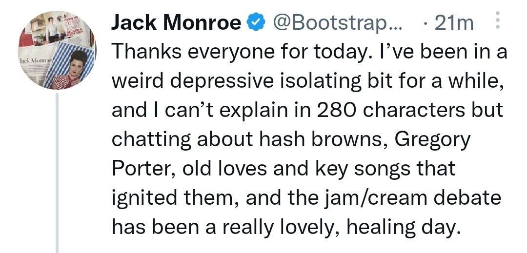 Lucy_1n_The_Sky's tweet photo. But, most importantly, it really helps to bury the unfortunate tweets that question my finances, patreon, and lack of basic food knowledge. Thanks, everyone. #jackmonroetips https://t.co/FjURCG3JpR