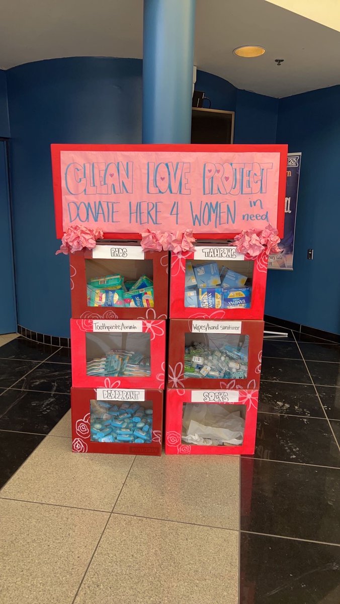 Donate supplies to the Clean Love Project—a non-profit organization that helps create kits for women in need, specifically targeting women coming out of abusive relationships to help them get back on their feet.