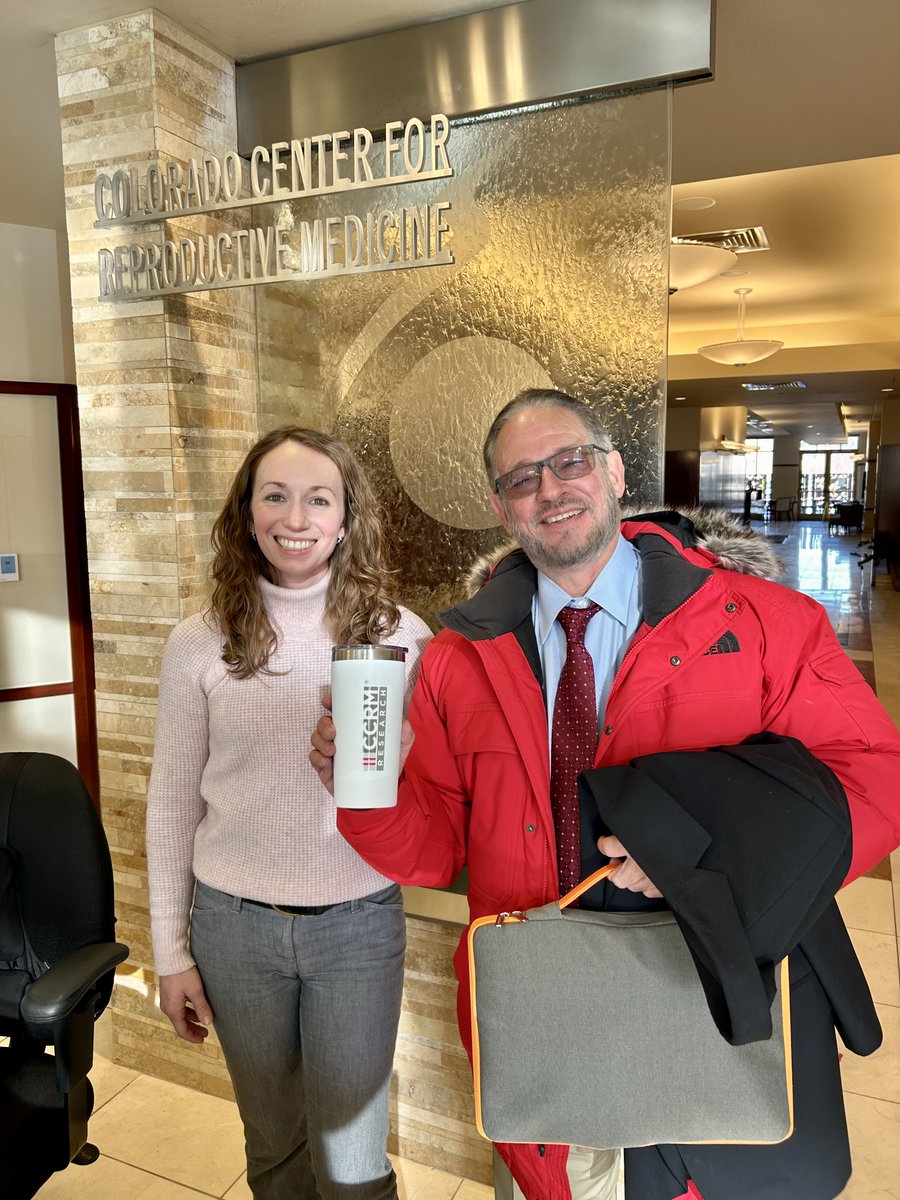 RAD is truly a family affair! Dr. Feinberg visited our colleagues at <a href="/CCRMfertility/">CCRM Fertility</a> in Denver &amp; was reunited with Liz Jannaman. Liz started her #embryology career w/ RAD &amp; we have enjoyed watching her soar at <a href="/CcrmResearch/">CCRM Research</a>. We are proud to be part of the exemplary team at CCRM!