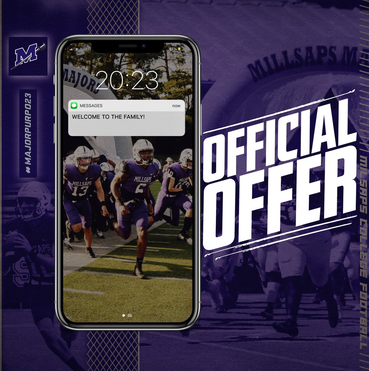 Blessed to receive an offer from Millsaps University ⚪️🟣🙏🏽<a href="/coachlester91/">Coach Earl Lester</a> <a href="/CoachDharris55/">DeAngelo Harris</a> @Iam_CoachTrey <a href="/SouthwindJags/">Jerome Griffin</a> <a href="/CoachCoryYork/">Cory York</a> <a href="/johnvarlas/">John Varlas</a>