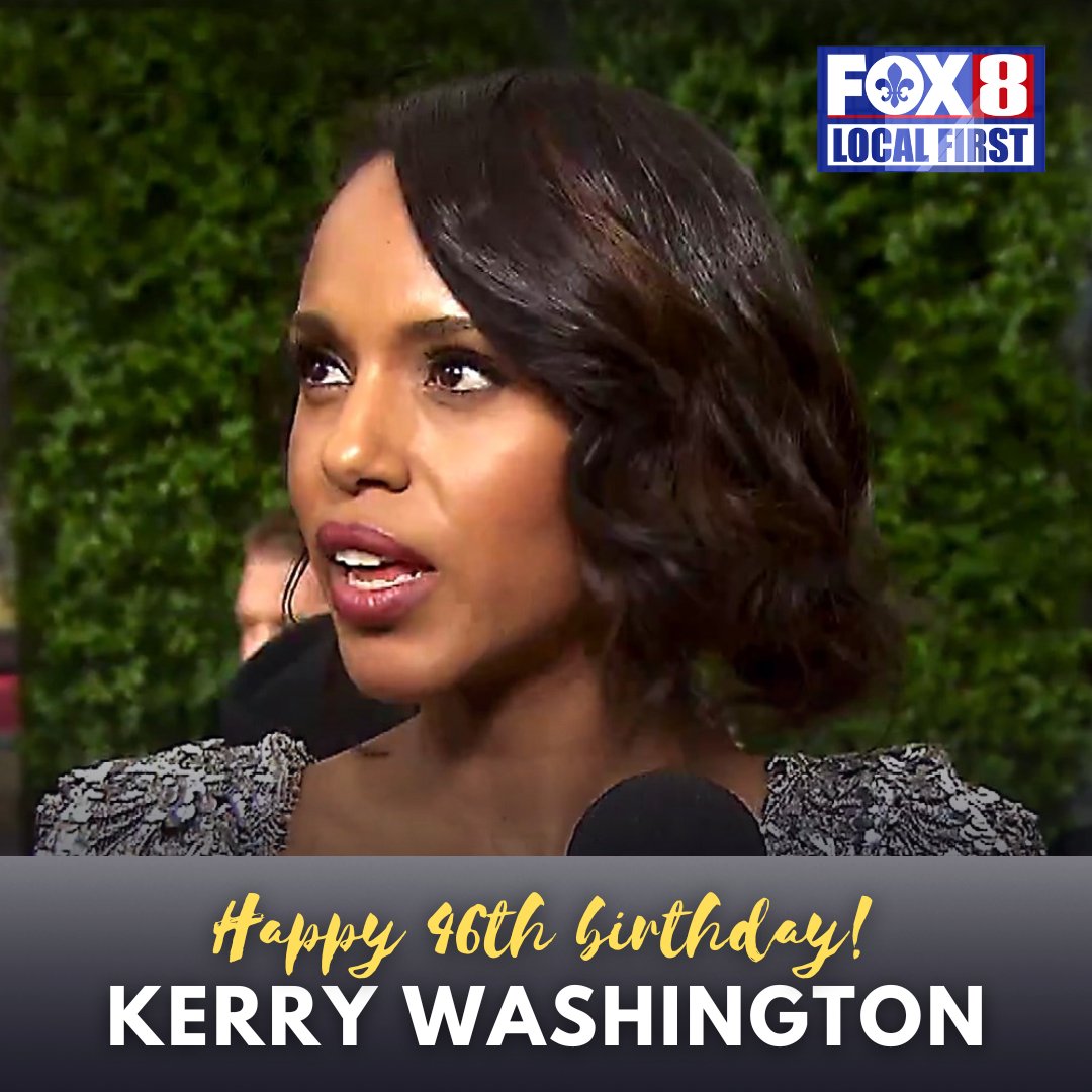 Happy birthday to Kerry Washington, who turned 46 on Tuesday! 