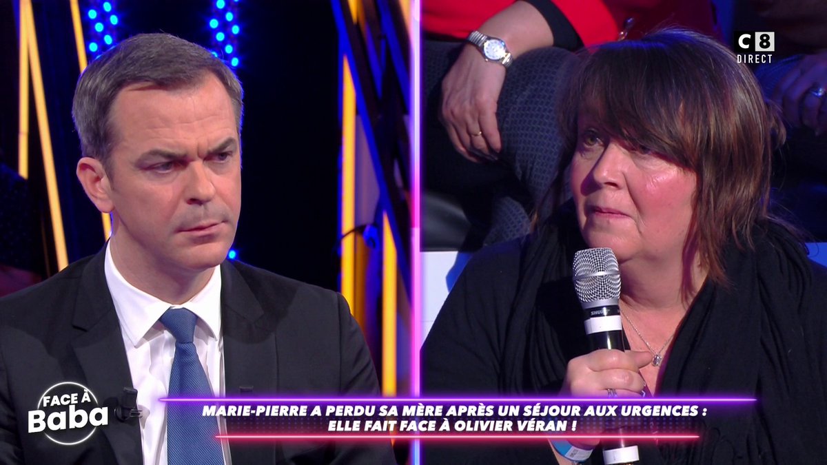 TBT9_W9's tweet image. "Et si c'était votre mère ?"

Face à @olivierveran, le témoignage poignant de Marie-Pierre, qui a perdu sa mère après un séjour aux urgences. #FaceABaba